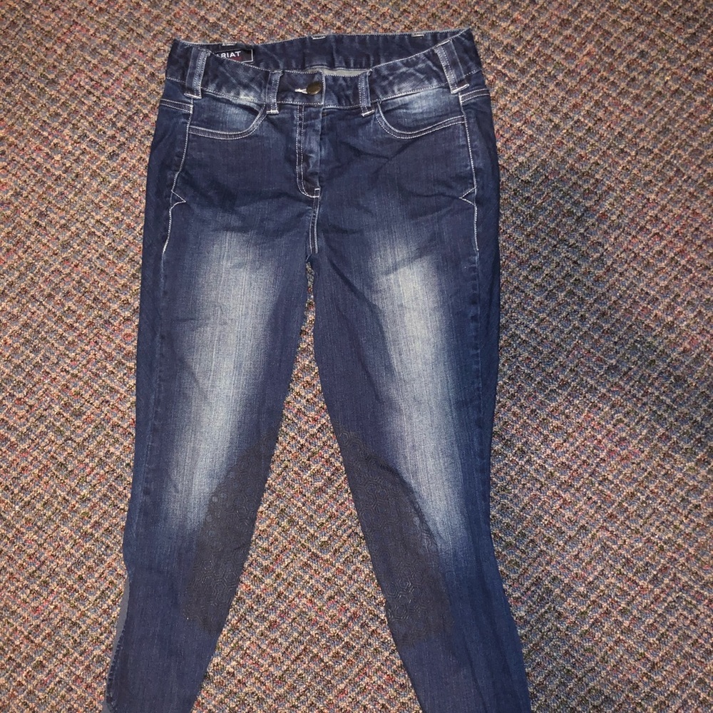 Ariat Denim Grip Knee Patch Breeches